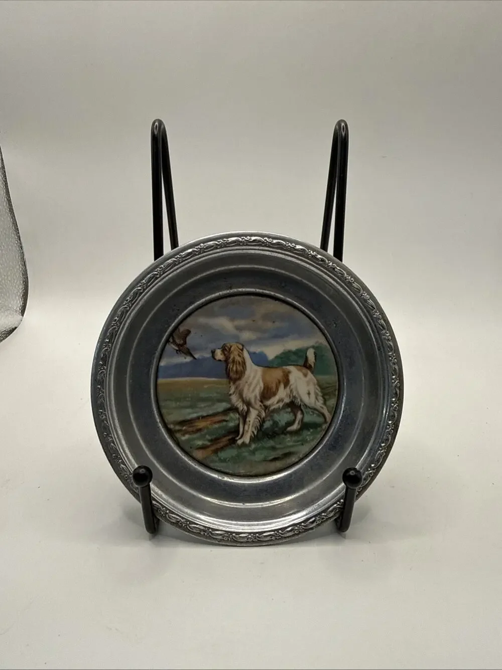 Vintage Park Cocker Spaniel Small Plate Wall Decor, Catch All Dish Coaster *